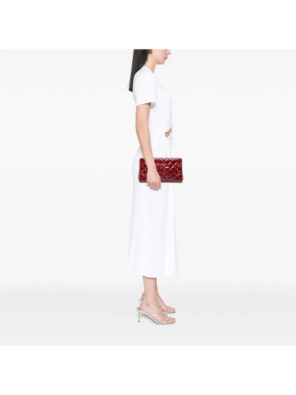 Chanel Cc Quilted Patent Timeless #296973C12B